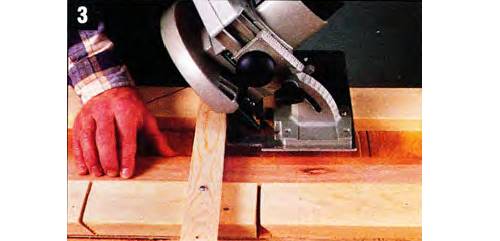 Adjust your circular saw angle, the 90-degree jig angle, and make the cut from the back of the workpiece
