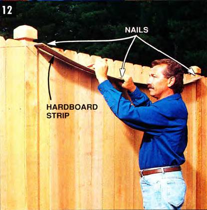 Use a hardboard strip and nails to trace the curve