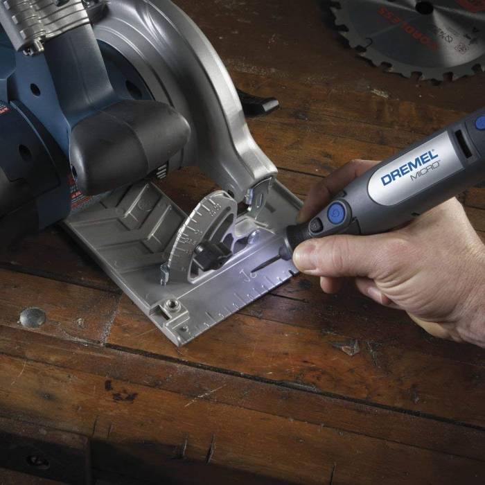 engraving metal such as writing your name in your power tools has never been easier than with this cordless rotary tool by dremel