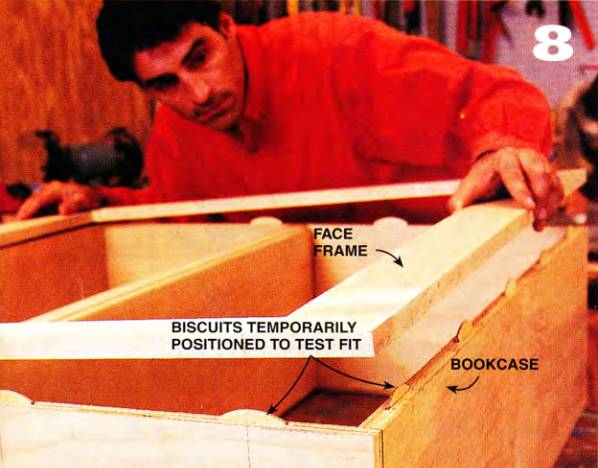 biscuits offer a great opportunity for a dry fit prior to your glue up